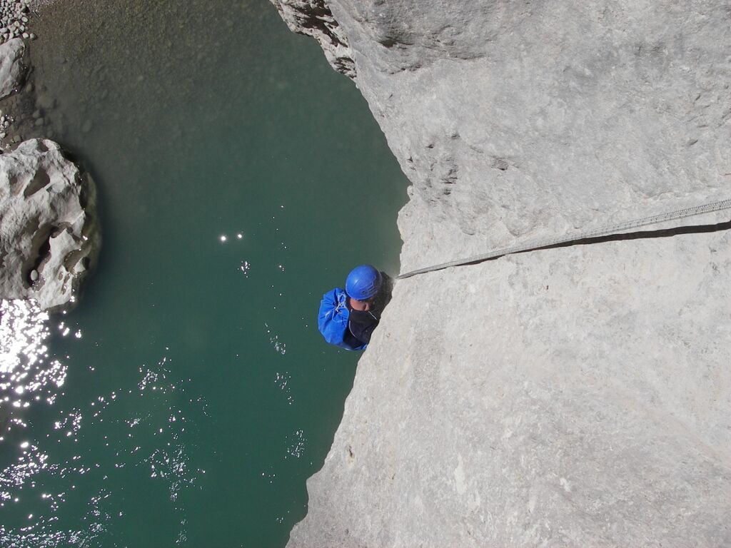 canyoning gorges verdon ferne mainmorte cabrielle