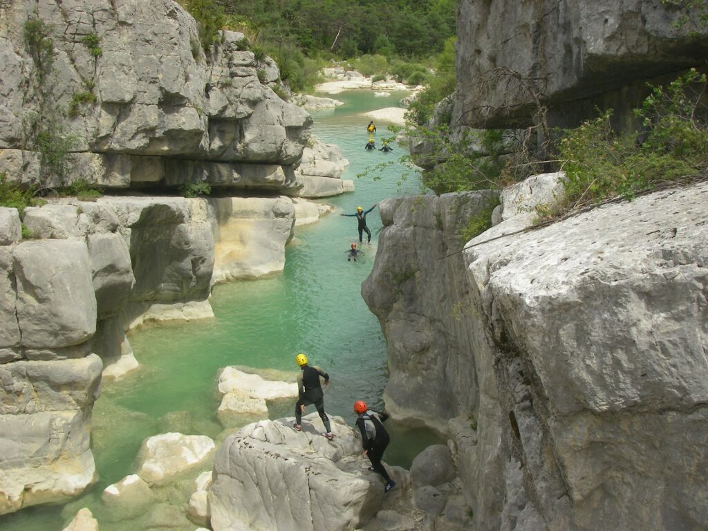 canyoning jabron gorges verdon evg evjf