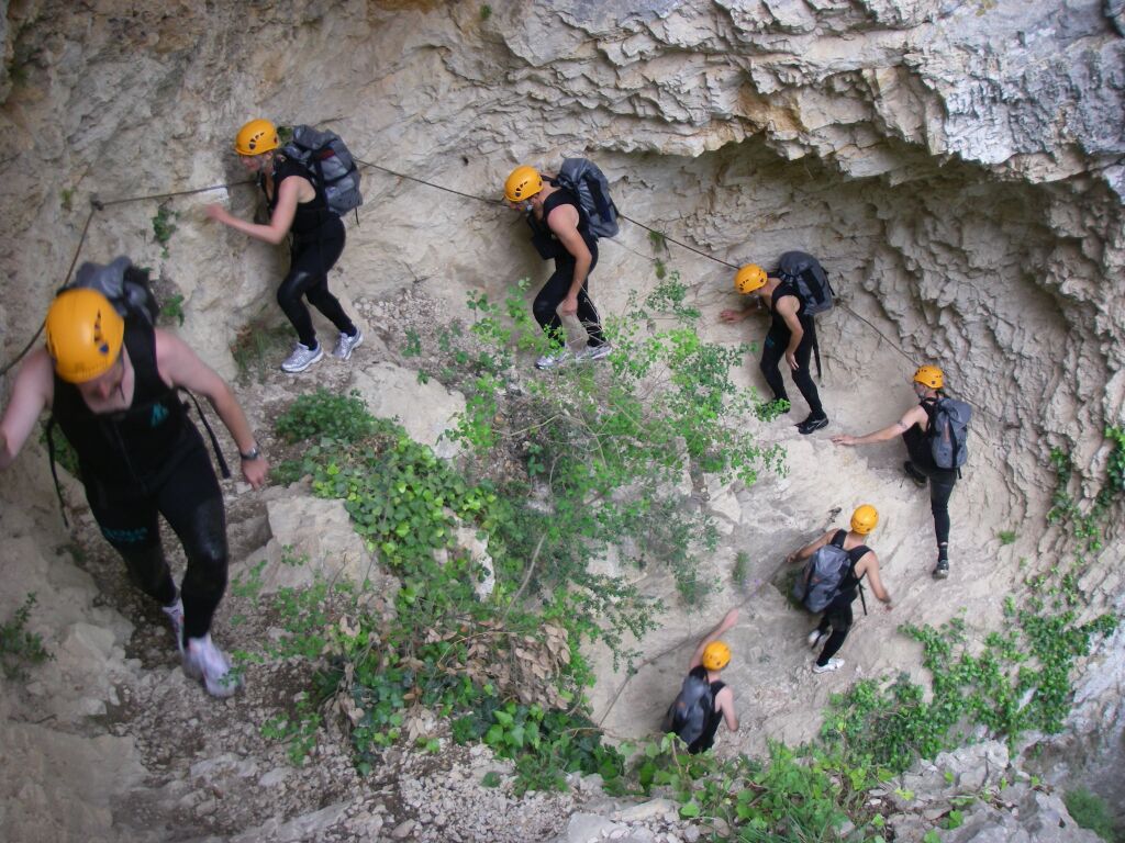 randonnee aquatique sportive Imbut Gorges du Verdon